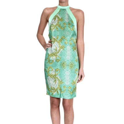 versace robe green
