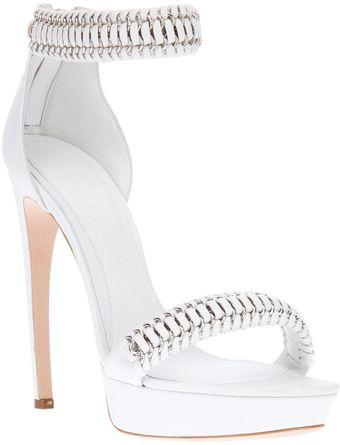 Alexander McQueen Armadillo Chain Sandal - Lyst