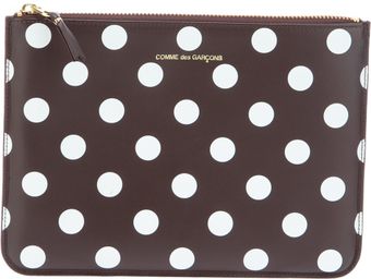 Comme Des Garçons Polka Dots Printed Pouch - Lyst