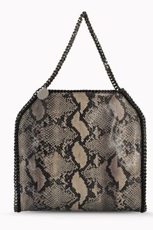 Stella McCartney Falabella Python Small Tote - Lyst