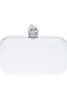 Alexander McQueen Embellished Skull Box Clutch - Lyst