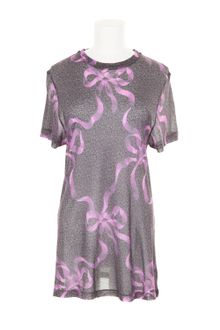 Christopher Kane Bow-Print Cotton and Modal Lightweight T-Shirt - Lyst