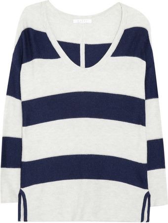 Duffy Striped Cottonblend Sweater - Lyst