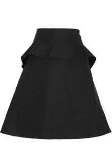 Marni Cotton-twill Peplum Skirt - Lyst