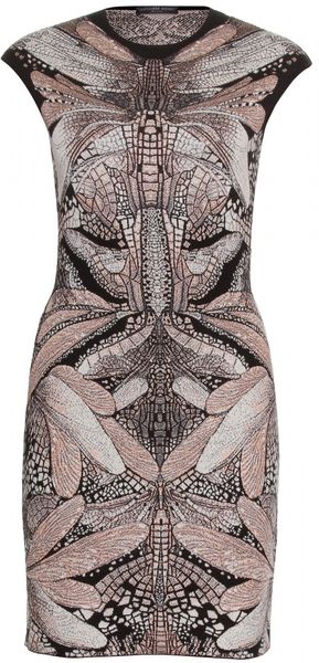 Alexander McQueen Knit Dress - Lyst