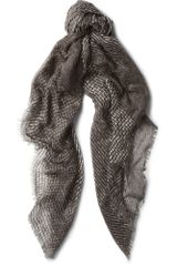 Bottega Veneta Printed Silk Scarf