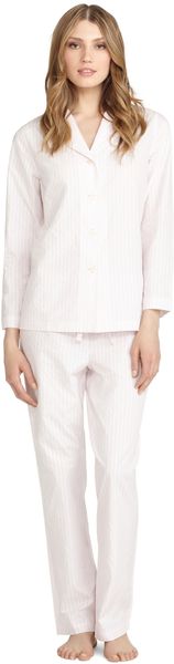 Brooks Brothers Rope Stripe Classic Pajamas - Lyst
