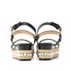 Christian Louboutin Cataclou 60 Studded Espadrille Sandals in Silver - Lyst
