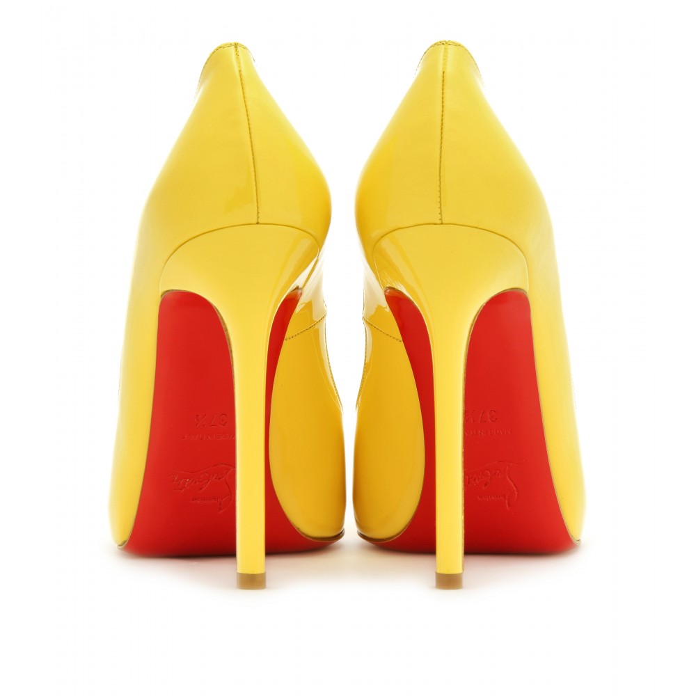 Shoeniverse: Mellow Yellow - CHRISTIAN LOUBOUTIN Yellow Flo 120 ...  