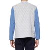 Marni Grandad Collar Contrast Sleeve Cotton Shirt in White for Men (blue) - Lyst