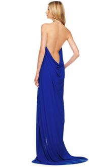 Michael Kors Jeweled Halter Gown - Lyst