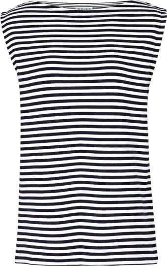 Reiss Gwen Stripe Sleeveless Tank - Lyst