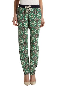 Sea Circle and Hearts Printed Trousers - Lyst