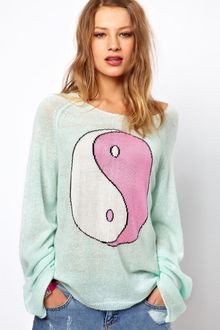 Wildfox Ying Yang Jumper - Lyst