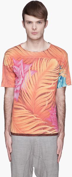 Y-3  Feather and Flower Knit Tee - Lyst