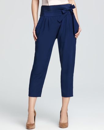 Diane Von Furstenberg Pants Keaka Silk - Lyst