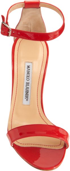 manolo blahnik red heels