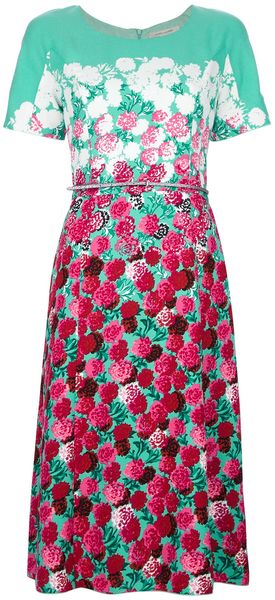 Marc Jacobs Floral Shift Dress - Lyst