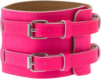 Mm6 By Maison Martin Margiela Calf Leather Bracelet - Lyst