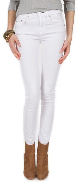 Rag & Bone High Rise Skinny Jean - Lyst