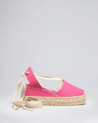 Ralph Lauren Collection Espadrille Wedges Uma - Lyst