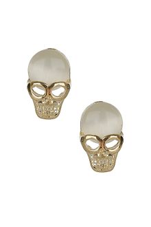 Topshop Catseye Skull Stud Earrings - Lyst