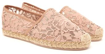 Valentino Macramé Lace Espadrilles - Lyst