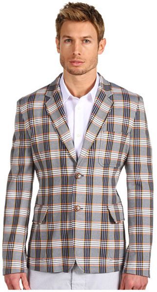 Vivienne Westwood Man Summer Tartan Cotton Blazer - Lyst