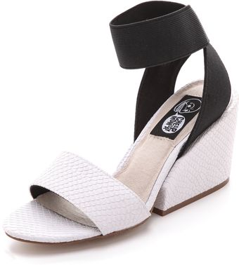Cheap Monday Stomp Embossed Sandals - Lyst