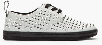 Dr. Martens Silver Sostud 3eye Sneakers - Lyst
