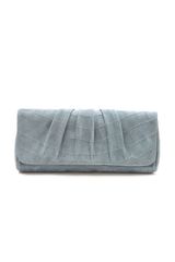Lauren Merkin Handbags Caroline Croco Suede Clutch