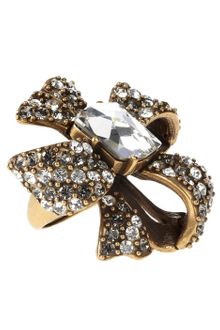 Oscar de la Renta Bow Ring - Lyst