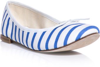 Repetto Stripe Ballerina Shoes - Lyst