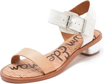 Sam Edelman Trina Low Heel Sandals - Lyst