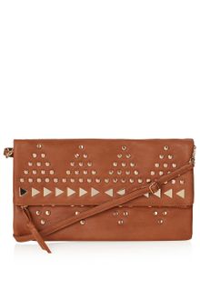 Topshop Studded Clutch - Lyst