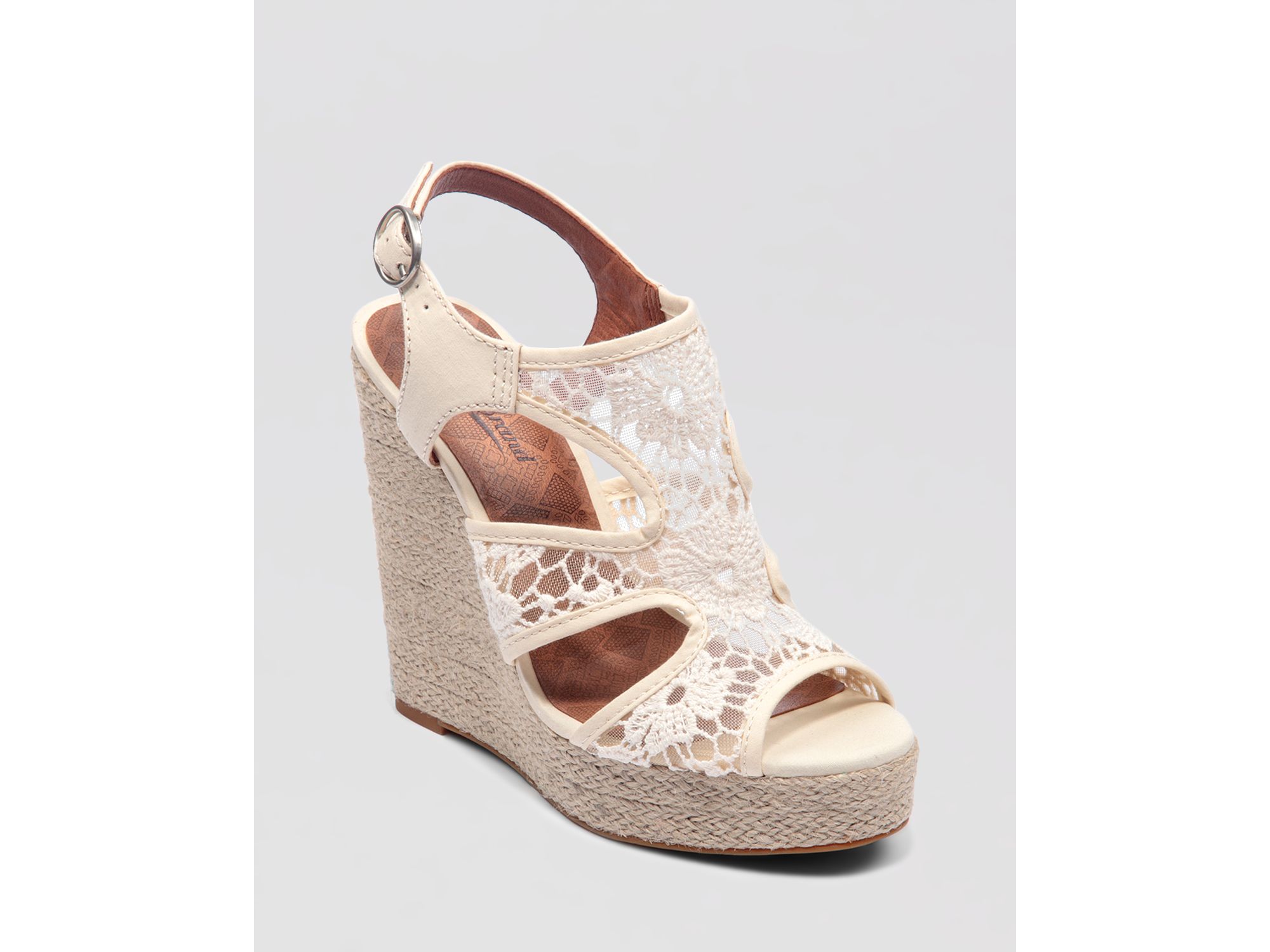 white name brand sandals