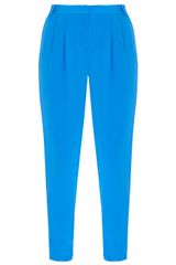 Tibi Silk Pleated Pants