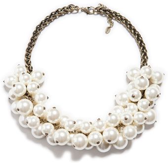Zara Maxi Pearl Necklace - Lyst