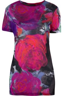 Christopher Kane Floral Tshirt - Lyst