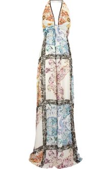 Etro Paisley-Print Silk Maxi Dress - Lyst