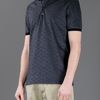 Gucci Printed Polo Shirt in Black for Men - Lyst