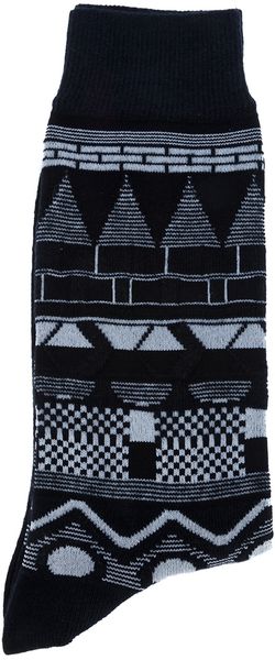 Henrik Vibskov Graphic Knit Socks - Lyst