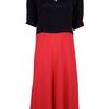 Marni Embellished Crepe Dress in Red (black) - Lyst