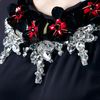 Marni Embellished Crepe Dress in Red (black) - Lyst