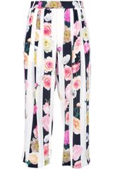 MSGM Multicoloured Floral Trouser