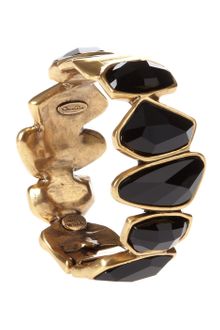 Oscar de la Renta Swarovski Abstract Faceted Crystal Bracelet - Lyst