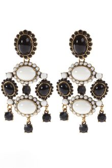 Oscar de la Renta Iconic Opaque Cabochon Drop Earrings - Lyst