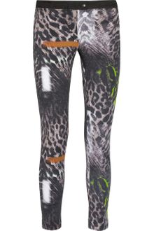Preen Line Ellen Leopard-Print Stretch-Cotton Drill Pants - Lyst