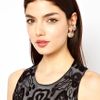 Asos Intricate Eye Earrings in Gold (crystal) - Lyst