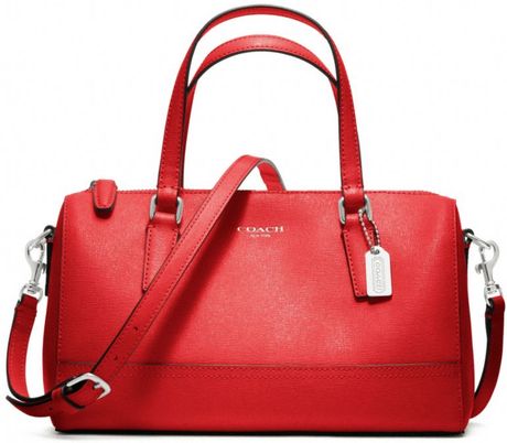 coach saffiano satchel